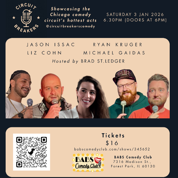 OPEN STAGE: Circuit Breakers Standup Showcase Headshot