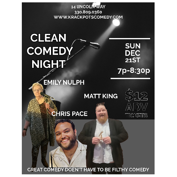 Clean Comedy Night Headshot