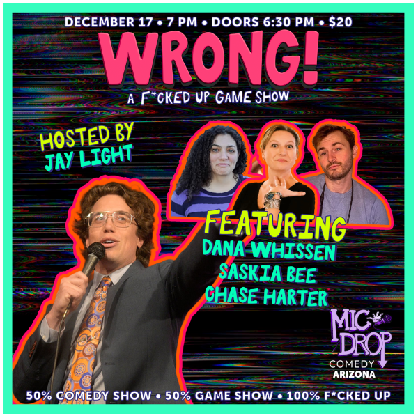 WRONG! A Dark Comedy Game Show Headshot