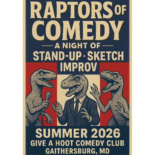 Montgomery College Raptors of Comedy Headshot