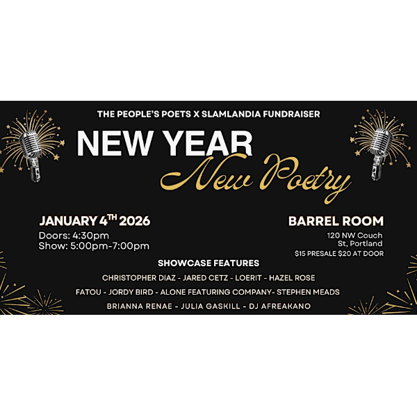 Slamlandia - New Year, New Poetry - A Community Fundraising Showcase Headshot