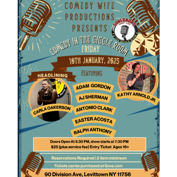 COMEDY NIGHT IN THE GIGGLE ROOM Headshot