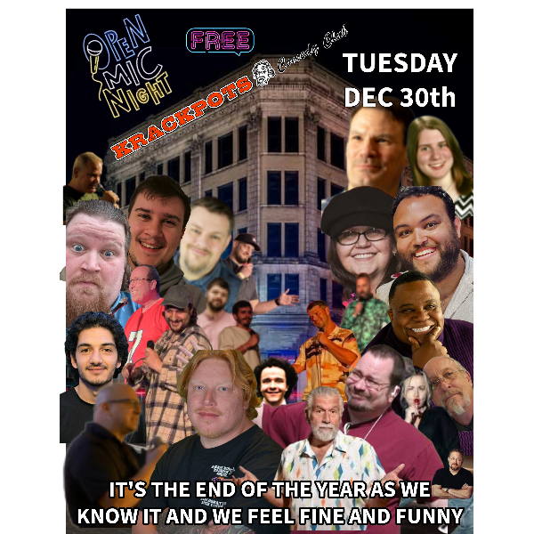 KRACKPOTS Open Mic Night Headshot