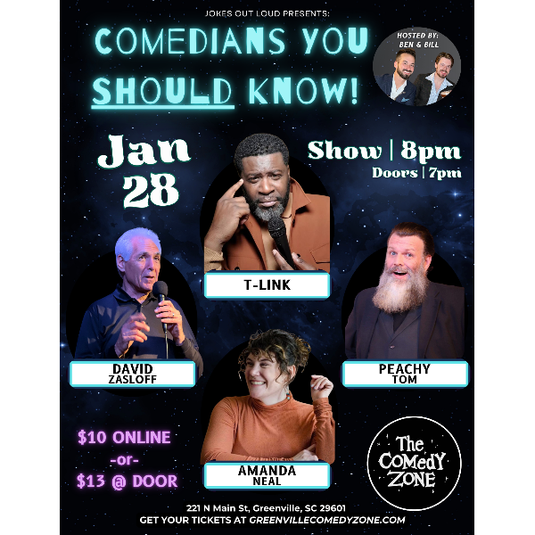 Comedians You Should Know! Headshot