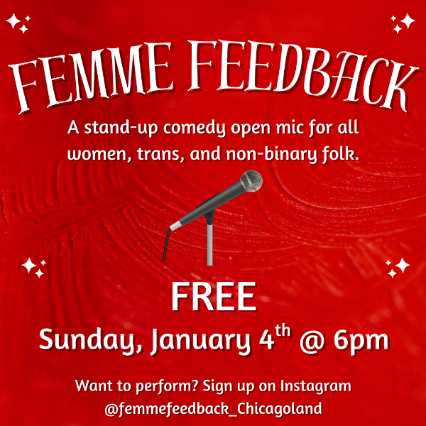 Femme Feedback Open Mic Headshot