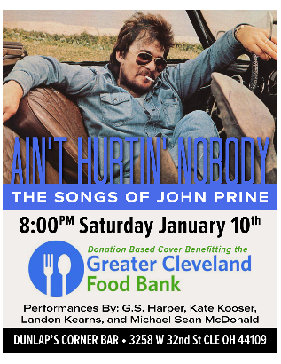The Songs of John Prine - Live Music Benefit for the Greater Cleveland Food Bank Headliner Image