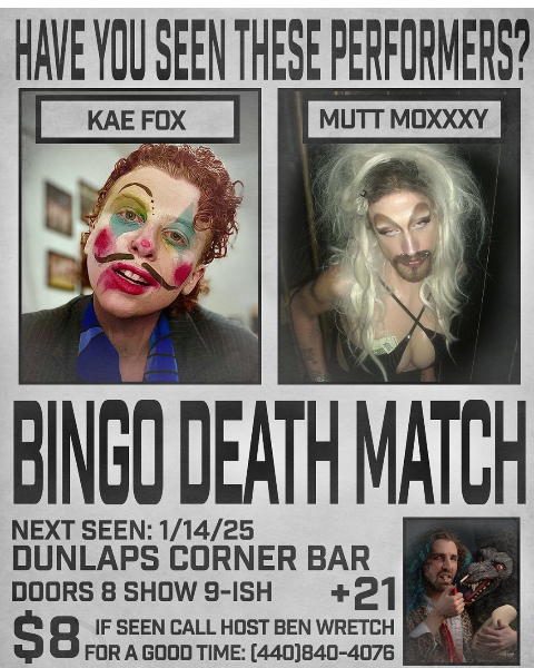 Bingo Death Match - Variety Game & Drag Show Headliner Image