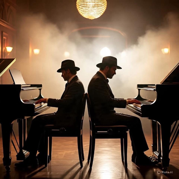 Dueling pianos Headshot