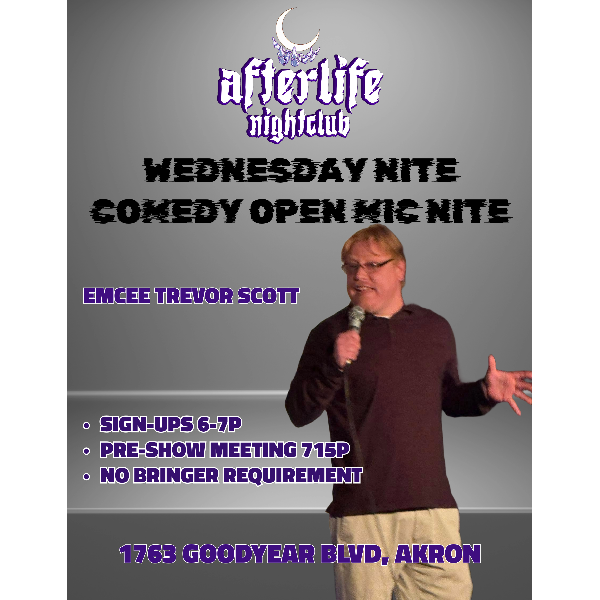 AFTERLIFE OPEN MIC NITE Headshot