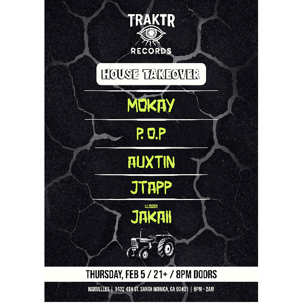 TRAKR RECORDS - HOUSE TAKEOVER Headshot