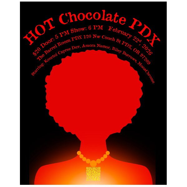 HOT Chocolate PDX - Drag Show Headshot