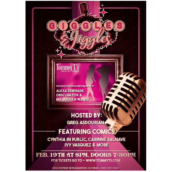 Giggles & Jiggles Comedy & Burlesque Headshot