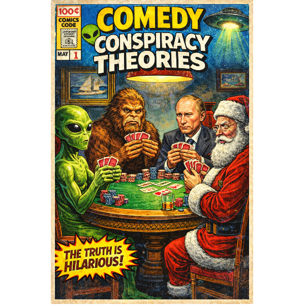 Comedy Conspiracy Theories Headshot