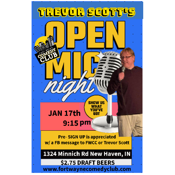 FORT WAYNE LATE NIGHT OPEN MIC NIGHT Headshot