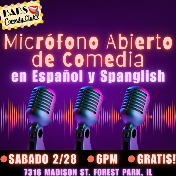 Micrófono Abierto de Comedia Headshot