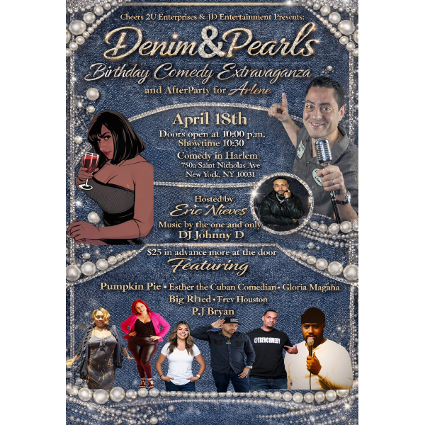 ✨💎 DENIM & PEARLS: BIRTHDAY COMEDY EXTRAVAGANZA 💎✨ Headshot