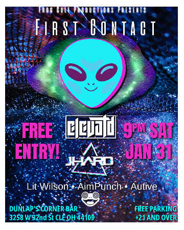 Frog Cult Productions presents: First Contact Headliner Image