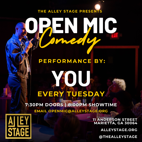 Alley Stage Comedy Open Mic Headshot