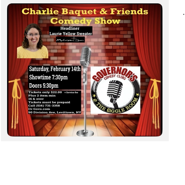 COMEDY NIGHT IN THE GIGGLE ROOM Headshot