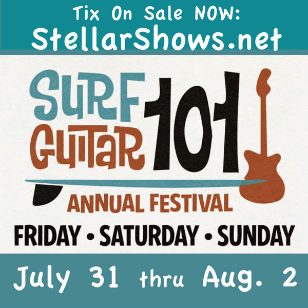 Surf Guitar 101 Festival 2026 Headshot