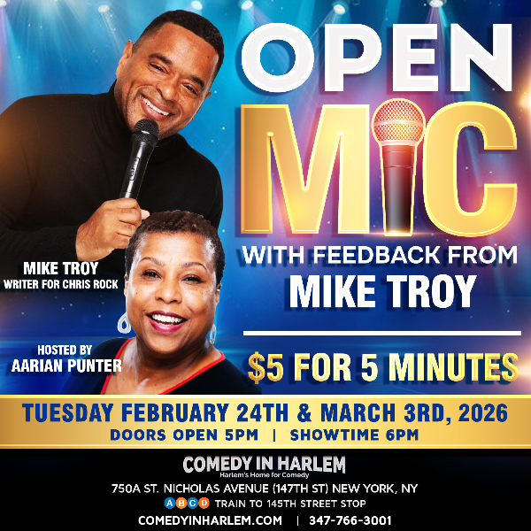 Stand-up and Work it out Feedback Mic Headshot