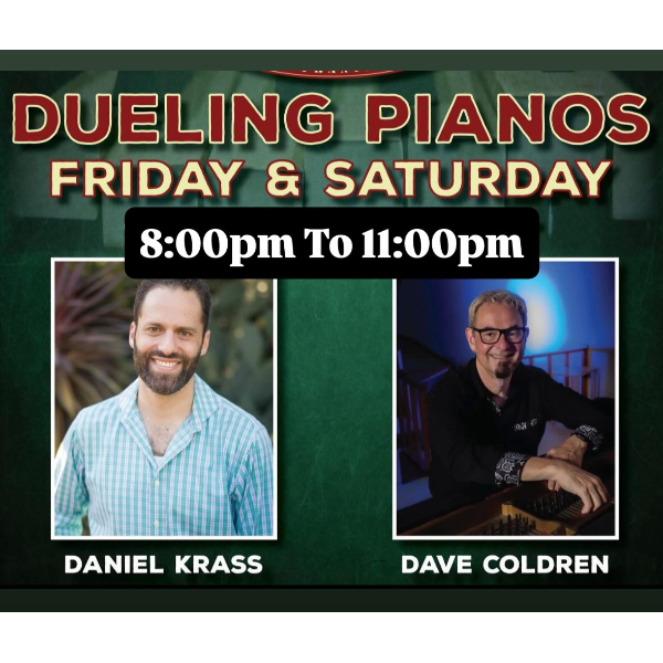 Dueling Pianos w/ Dave Coldren and Daniel Krass Headliner Image