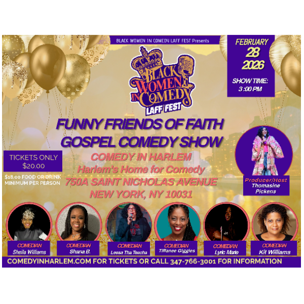 Funny Friends of Faith: Gospel Comedy Show Headshot