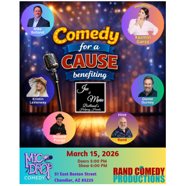 Comedy for a Cause: Joe & Marie Bolland's Helping Hands Headshot