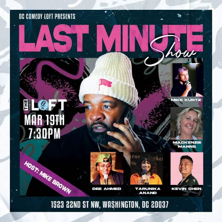 Last Minute Comedy Show Headshot