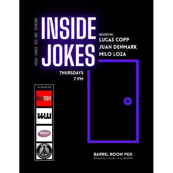 Inside Jokes - crowd-driven comedy Headliner Image