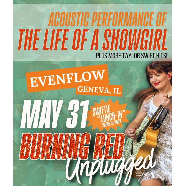 Burning Red: Taylor Swift Headshot