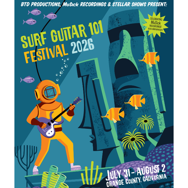 Surf Guitar 101 Festival 2026 Headshot