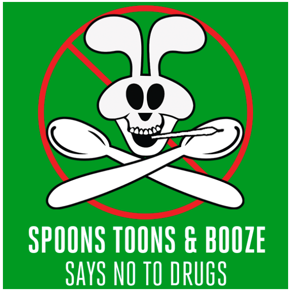 Spoons, Toons & Booze: Say No To Drugs Headshot