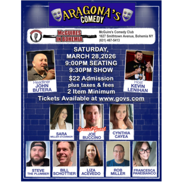 ARAGONA COMEDY PRESENTS  Headshot