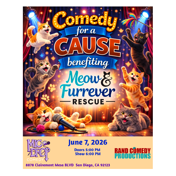 Comedy for a Cause: Meow & Furrever Cat Rescue Headshot