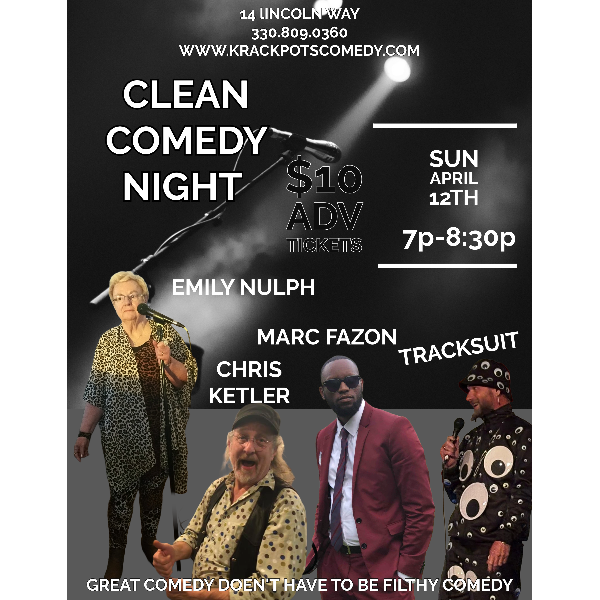 Clean Comedy Night Headshot