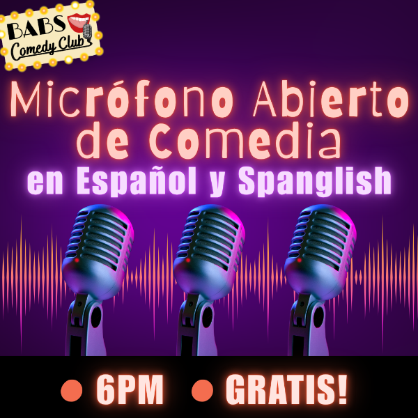 Micrófono Abierto de Comedia Headshot
