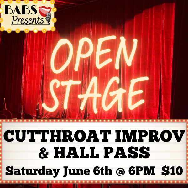 Open Stage Presents: Cutthroat Improv & Hall Pass Headshot