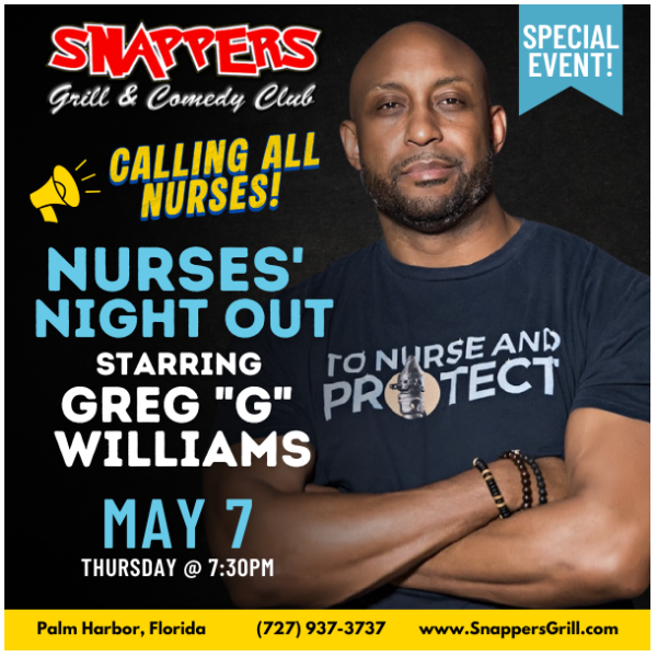 Nurses Night Out with Greg Williams Headshot