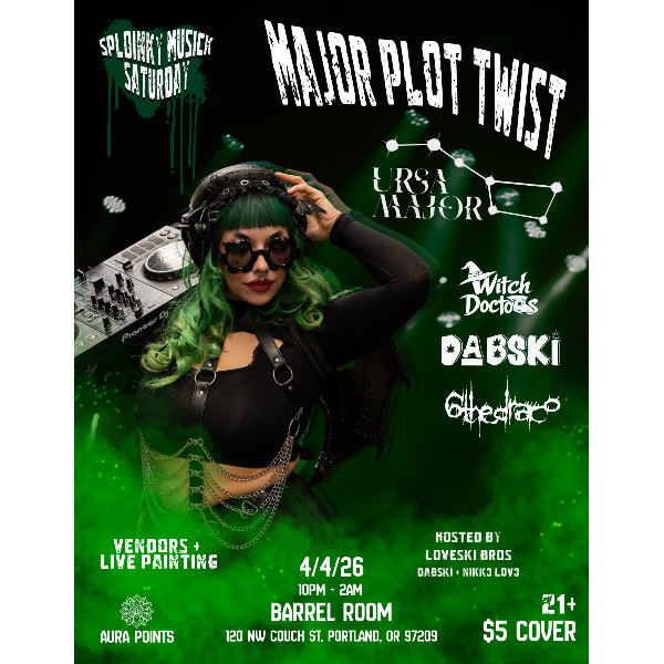 Major Plot Twist - Sploinky Musick Saturday Headshot