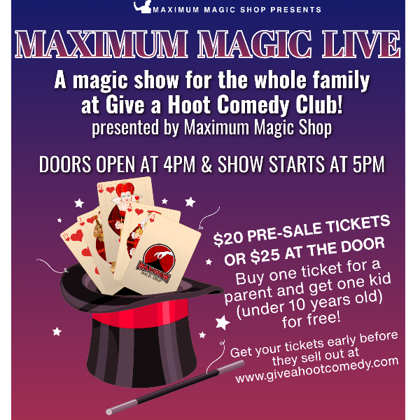 Maximum Magic Live Headshot