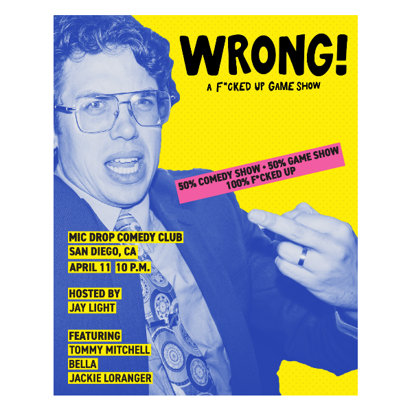 WRONG! A Dark Comedy Game Show Headshot
