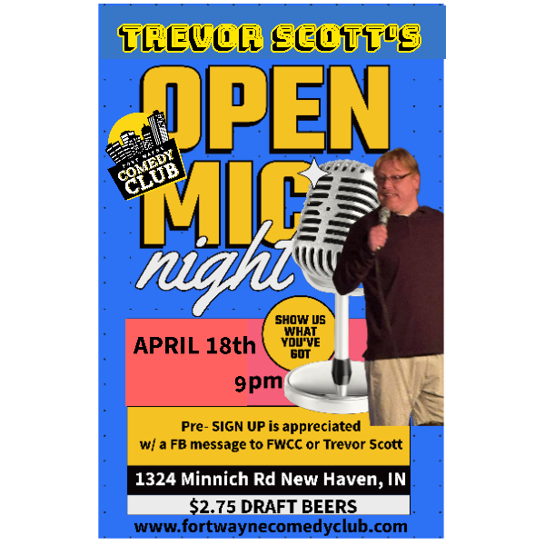 FORT WAYNE LATE NIGHT OPEN MIC NIGHT Headshot