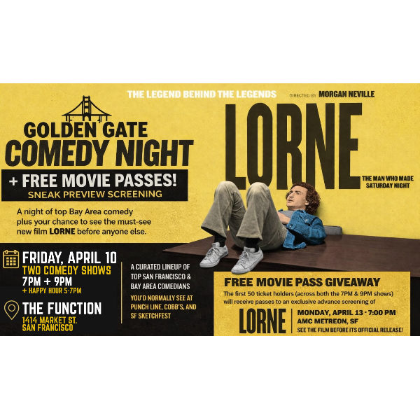 Golden Gate Comedy Night + FREE MOVIE PASSES! Headshot
