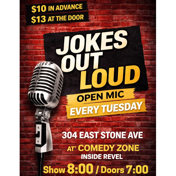 Jokes Out Loud (Open Mic) Headshot