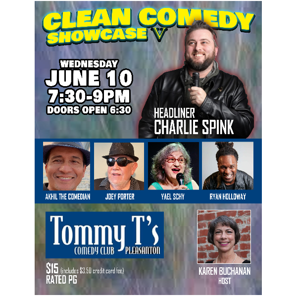 Clean Comedy Showcase Headshot