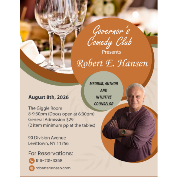 ROBERT HANSEN - PSYCHIC MEDIUM Headshot