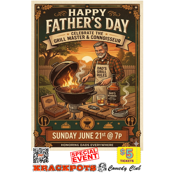 $5 FATHER'S DAY COMEDY SHOW Headshot