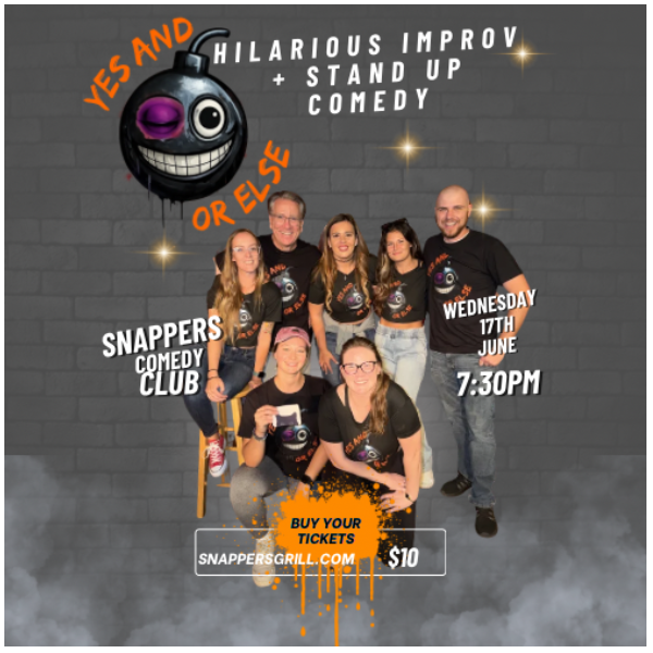 Yes And  Or Else IMPROV Comedy Headshot