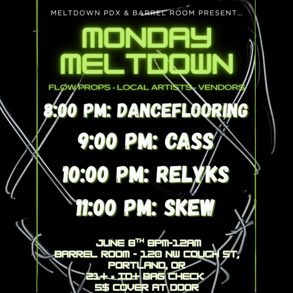 Monday Meltdown - Flow Toys and DJ's Headshot